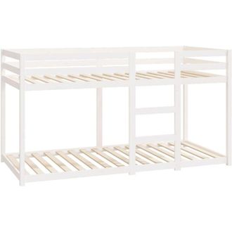 vidaXL Litera De Madera Maciza De Pino 90x200 Cm Vidaxl