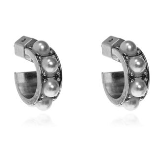 AllSaints Glazen Pareloorbellen - Dames - Oorbellen - Grijs - ONE Size - Accessoires