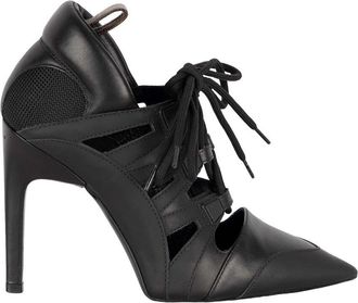 Louis Vuitton Womens Leather Streamline Lace-Up Pump - 10S (Authentic Pre- Loved)