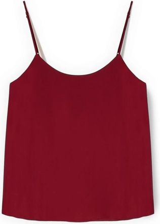 Motivi Tops, Dames, Rood, L, Satijn, Sleeveless Tops