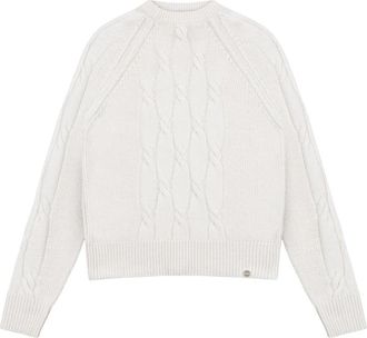 Colmar Panna Pullover - Dames - Outdoor shirts - Beige - M - Wol - Fitness