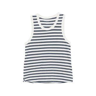 Majestic Filatures Striped Sleeveless Tank Top