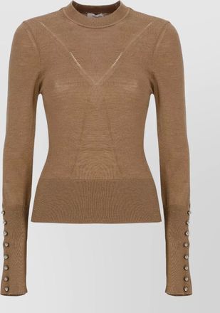 Paco Rabanne ribbed crewneck sweater