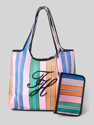 Tommy Hilfiger Strandtasche mit passendem Etui in Pink, Gr&ouml;&szlig;e 1