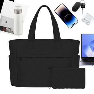 Generic Laptop Bag, Compartmented Professional Work Bags, Case Large Capacity Purse for Travel Workplace Home Daily Commute College School Meeting Outdoor