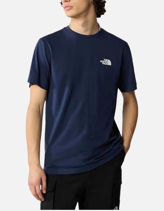 The North Face Mens The North Face T-Shirt Mens T Shirt Simple Dome - Navy - Size: 36