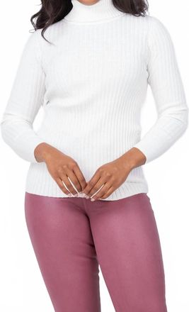 Tyler B&ouml;e Cotton Cashmere Turtleneck Sweater In White