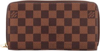 Louis Vuitton Brown Damier Zippy Wallet (Authentic Pre-Loved)