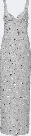 SIMKHAI Viella sequined tweed gown
