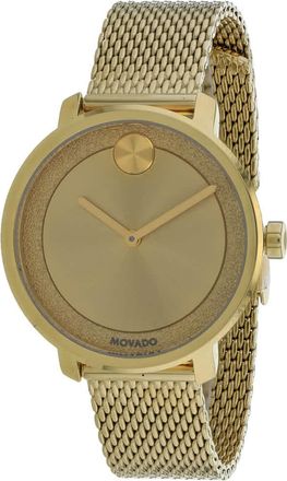 Movado Womens Gold dial Watch