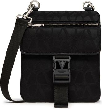 Valentino Garavani Toile Iconographe shoulder bag - men - Fabric - One Size - Black