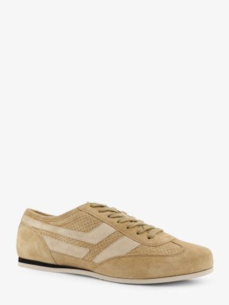 Tom Ford Mens Sneakers Brook Suede Beige Leather-Rubber Trainers Leather/rubber