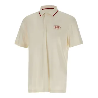 Emporio Armani Polo Shirts, male, White, Size: XL Polo