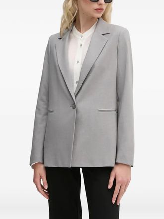 Benetton pocket single-breasted top - Grey