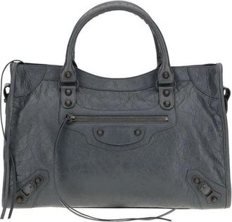 Balenciaga Handbags, female, Gray, ONE SIZE, City Medium Shoulder Bag