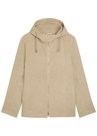 Labo.art Hooded Cotton Jacket - Taupe - 2 (XS)