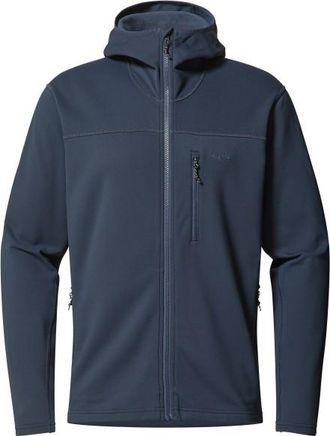 Hagl&ouml;fs Rosson Mid Hood Fleecejacke f&uuml;r Herren | blau