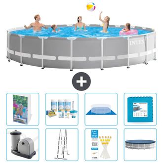 Intex Piscina Prism Frame Redonda - 610x132 Cm - 9-piezas S536