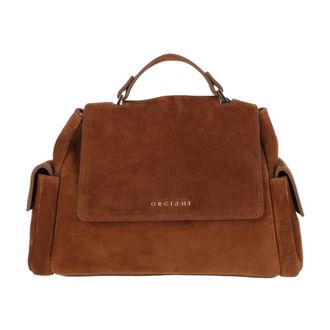 Orciani Sveva Cargo S - Dames - Handtassen - Bruin - ONE Size - Leer - Tassen