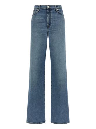 7 For All Mankind Dojo five-pockets straight jeans - Blue