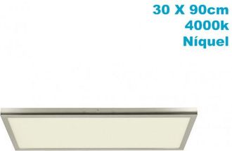 Fabrilamp Fabrilamp - Panel Superf. 72w 4000k Tivoli Niquel 2,5x30x90 Cm 6120 Lm