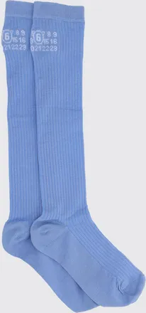 Maison Margiela Calze in cotone a coste stretch