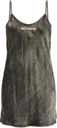 Diesel Kleedjes, Dames, Zwart, 2Xs, Denim, Mini Jurk Cassidy-Dnm