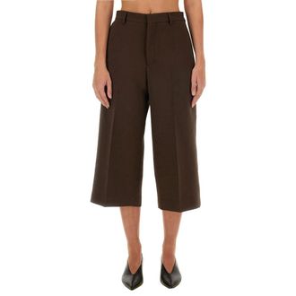 Ami Long Shorts, female, Brown, Size: XS Military Bermuda