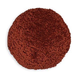 La Redoute Interieurs Rond kussen in sherpa, Ouate