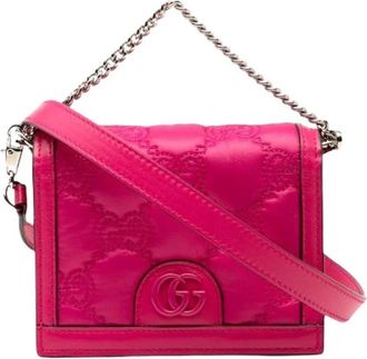 Gucci Pre-owned Cross Body Bags, female, Pink, Size: ONE SIZE Pre-owned Vintage Cross Body Bag