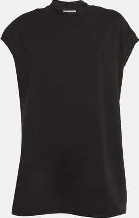 The Attico Black Jersey Laurie T-Shirt