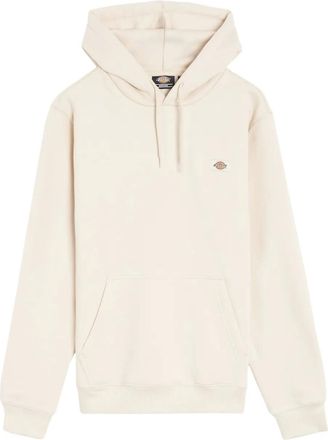 Dickies logo-patch kangaroo-pocket hoodie - men - Polyester/Cotton - S - White