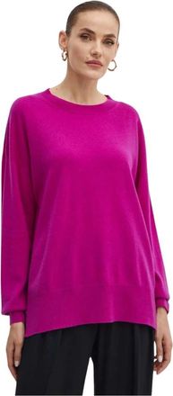 Liviana Conti Cashmere Sweater - Dames - Cashmere truien - Paars - XS - Kasjmier - Truien & Vesten
