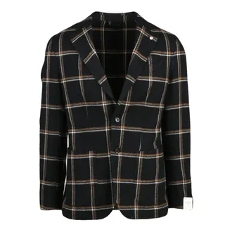 L.B.M. 1911 Hombre, Chaquetas, Negro, Talla: M