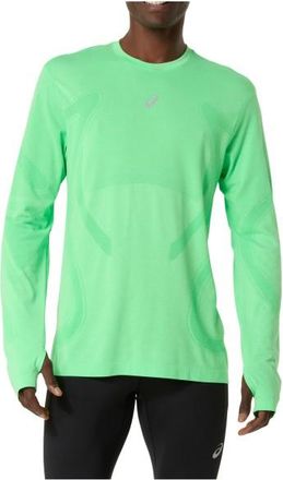 Asics Road Seamless L/S Top Laufshirt f&uuml;r Herren | gr&uuml;n