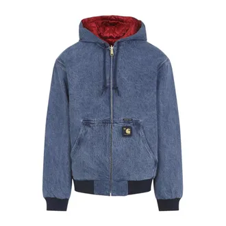 Carhartt Work in Progress Bomber Jackets, male, Multicolor, M, OG Canvas Active Jacket