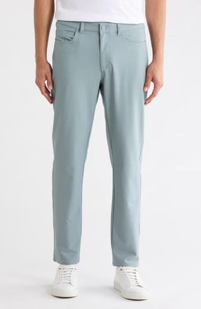 Greg Norman Five-Pocket Tech Pants in Trooper at Nordstrom Rack, Size 40 X 30