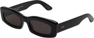 Retro Superfuture Zwarte Zaga Zonnebril - unisex - Zonnebrillen - Zwart - 53 MM - Accessoires