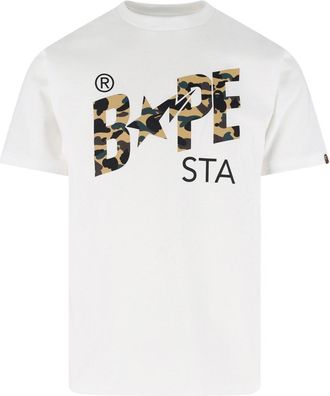 A Bathing Ape T-Shirt Logo Sta