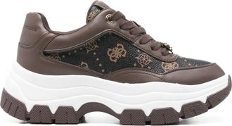 Guess Co 73mm Berrett 4G logo sneakers - Brown