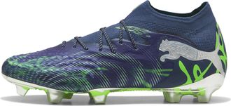 Puma Scarpe da calcio FUTURE 9 ULTIMATE COSMIC ART FG unisex, Scarpe, Blu, 40.5