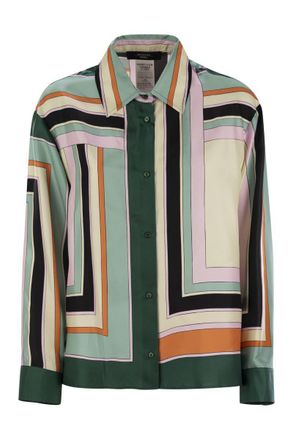 Max Mara Formia - Printed Silk Twill Shirt