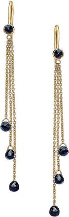 Sethi Couture Noir Black Diamond Briolette Earrings in 18K Yg at Nordstrom