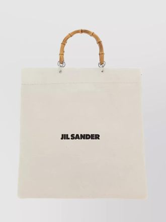 Jil Sander canvas tote bag