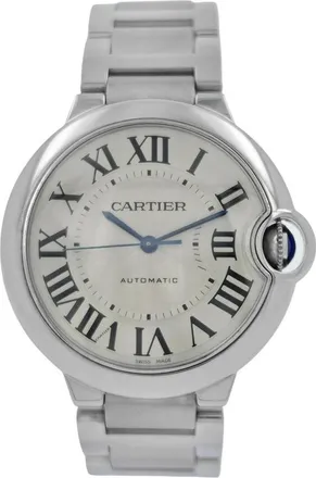 Cartier Pre-owned Cartier Ballon Bleu De Cartier Silver Opaline Dial Unisex Watch W6920046