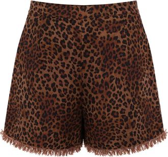 MC2 Saint Barth Amani Shorts - Dames - Bermuda - Bruin - XS - Linnen - Korte Broeken