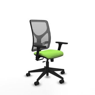 Piqueras y Crespo Silla De Oficina Piqueras Y Crespo Motilla Negro Soporte Lumbar
