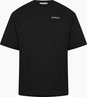 Off-white Mens Mens T Shirt - Black - Size: 40