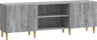 vidaXL Mueble De Tv 150 X 31 X 50 Cm Sonoma Gris Madera De Ingenier&iacute;a Vidaxl