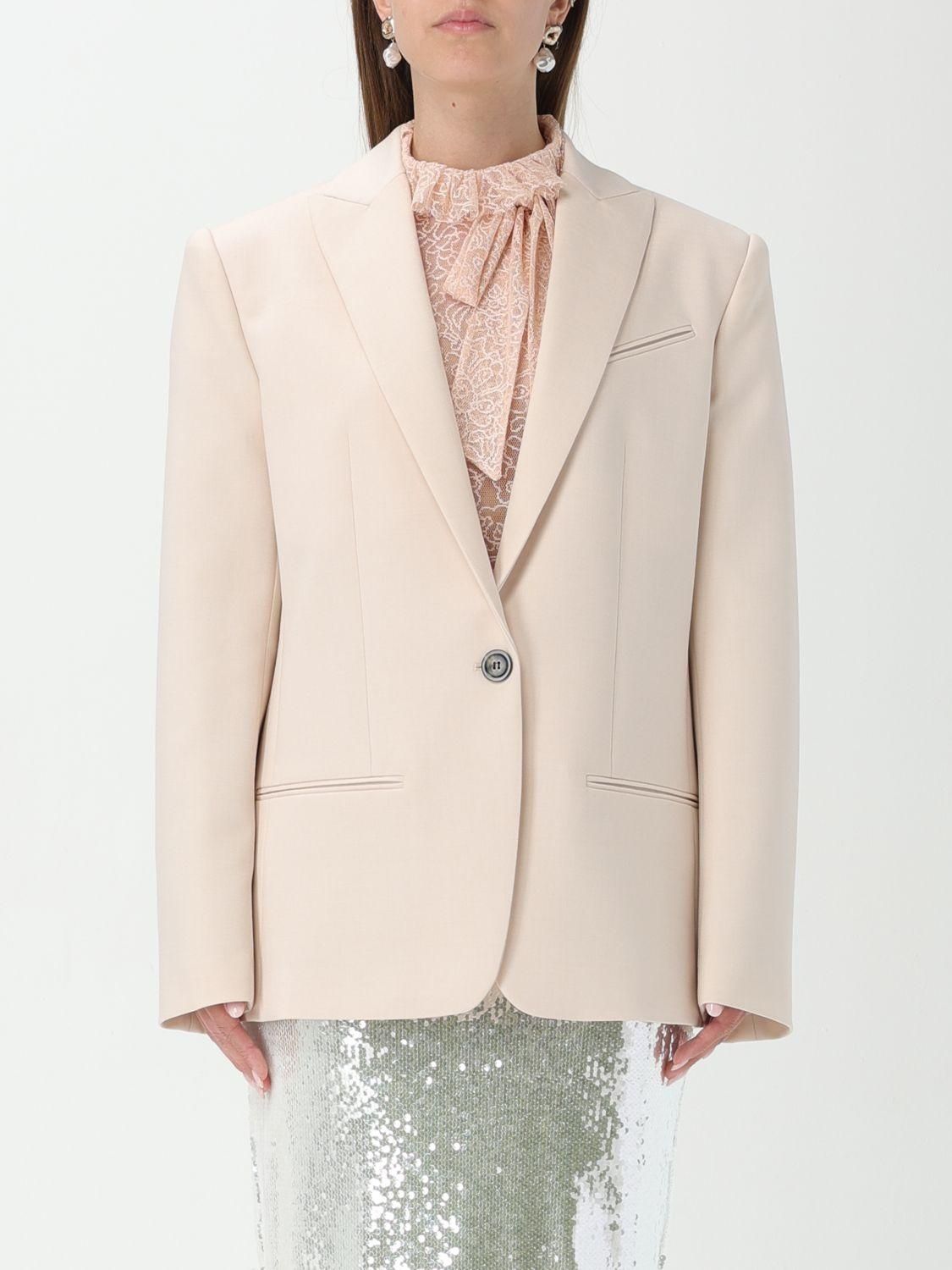 ジャケット PHILOSOPHY DI LORENZO SERAFINI Ivory Polyester Blend Blazer Philosophy di Lorenzo Serafini Blazer PHILOSOPHY DI LORENZO